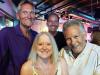 Bill, Carolyn, Denny (back) & Phil enjoying a night of music at Bourbon St. photo by Terry Sullivan